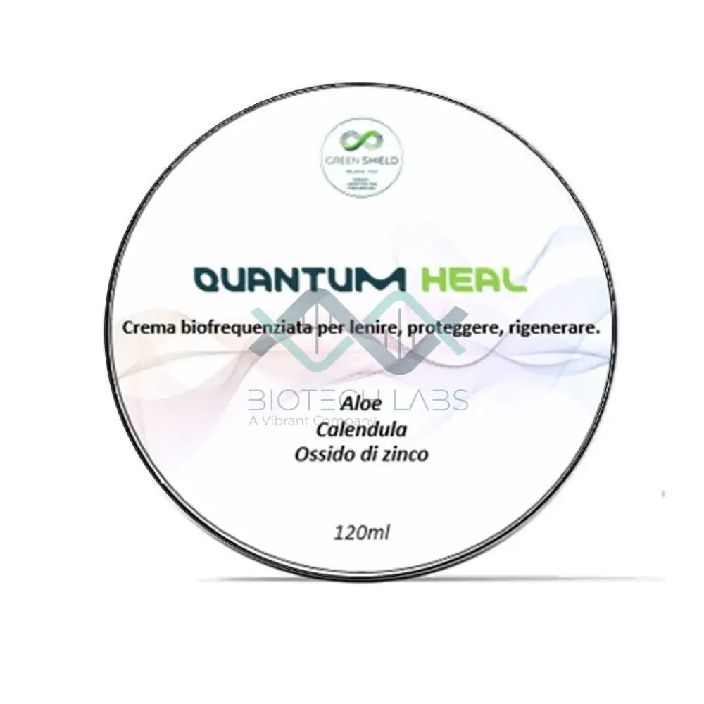 Quantum Heal Crema da Decubito Biofrequenziata - Rigenerazione Avanzata con Aloe Calendula e Ossido di Zinco 120ml