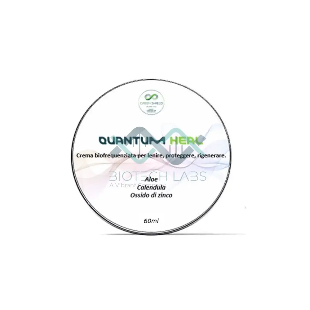 Quantum Heal Crema da Decubito Biofrequenziata - Rigenerazione Avanzata con Aloe Calendula e Ossido di Zinco 60ml