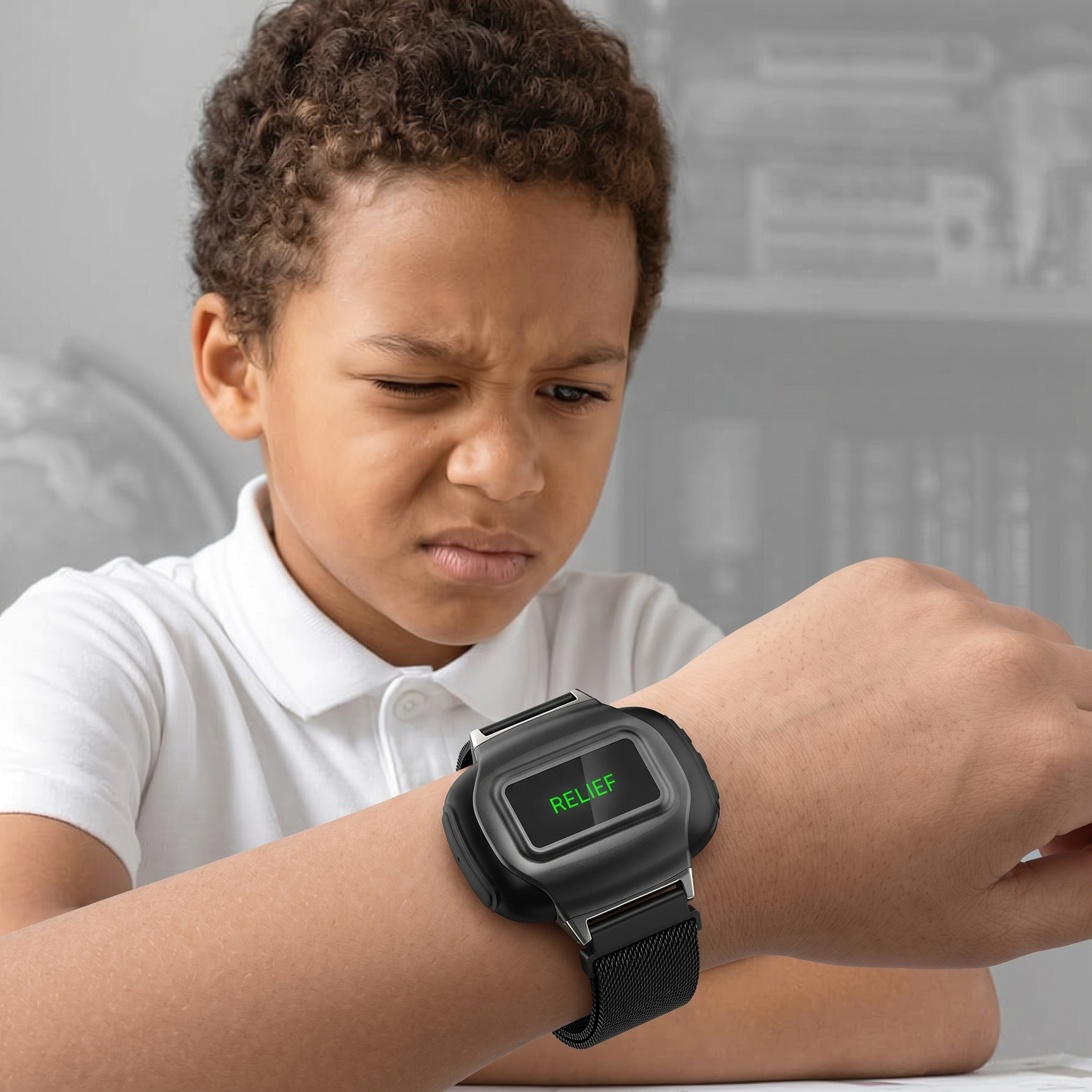 NeuroControl - Fascia da polso a stimolazione ritmica per il benessere quotidiano