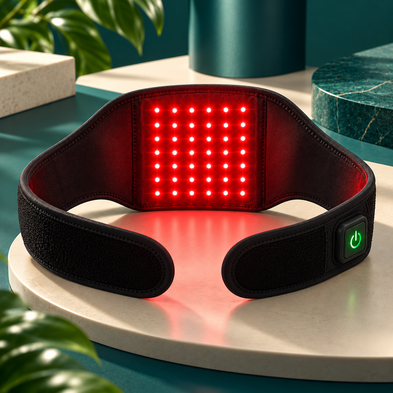 LumiNeck - Photobiomodulations-Halsband mit 40 LEDs und 2 Wellenlängen