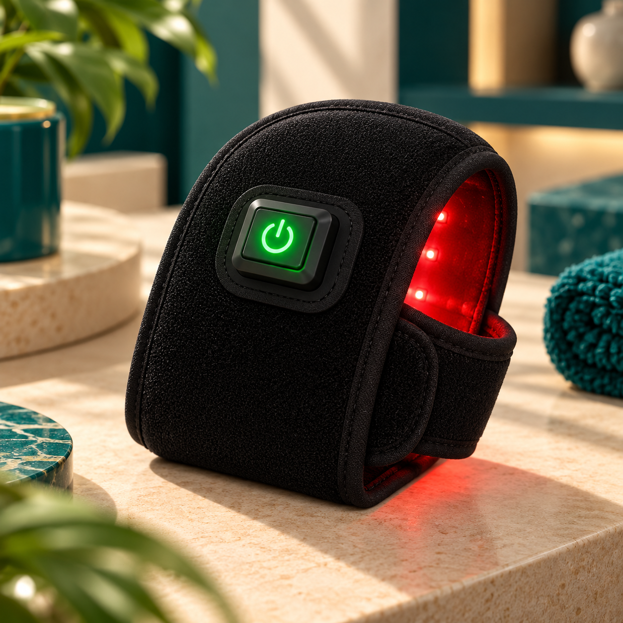 LumiHand - Hand- und Handgelenkband mit 48 LEDs und 2 Wellenlängen