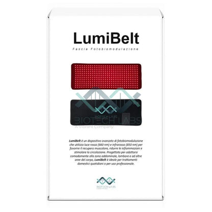 LumiBelt - Fascia addome multiuso con 360 led e 2 lunghezze d’onda