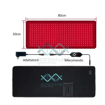 LumiBelt - Fascia addome multiuso con 360 led e 2 lunghezze d’onda