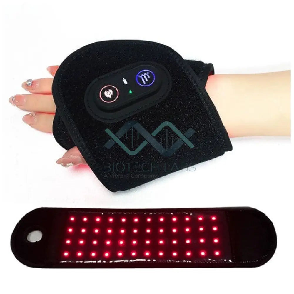 LumiHand - Fascia mano e polso con 48 led e 2 lunghezze d’onda