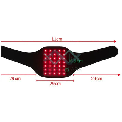 LumiNeck - Fascia fotobiomodulazione per cervicale con 40 led e 2 lunghezze d’onda