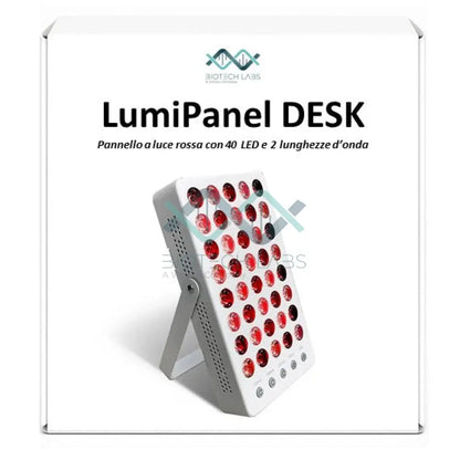 LumiPanel DESK – Pannello fotobiomodulazione con 40 led e 2 lunghezze d’onda