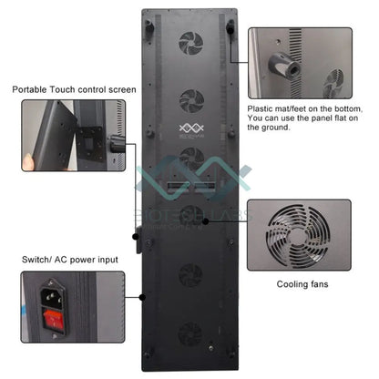 LumiPanel Supreme – Pannello full body con 960 led e 5 lunghezze d’onda