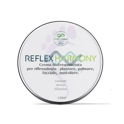 Reflex Harmony crema biofrequenziata per riflessologia plantare auricolare palmare facciale 120ml